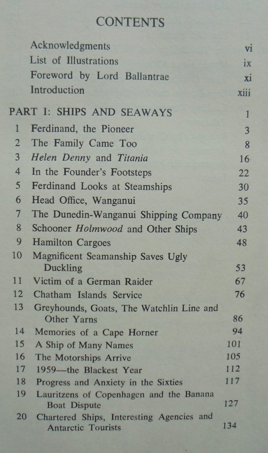 Fair Winds and Rough Seas Story of the Holm Shipping Company By Alan A. Kirk.