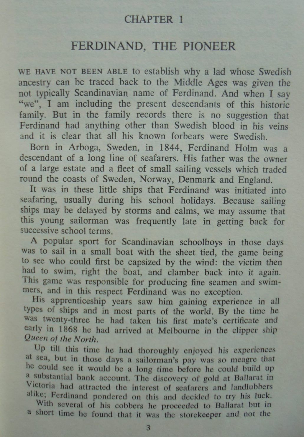 Fair Winds and Rough Seas Story of the Holm Shipping Company By Alan A. Kirk.