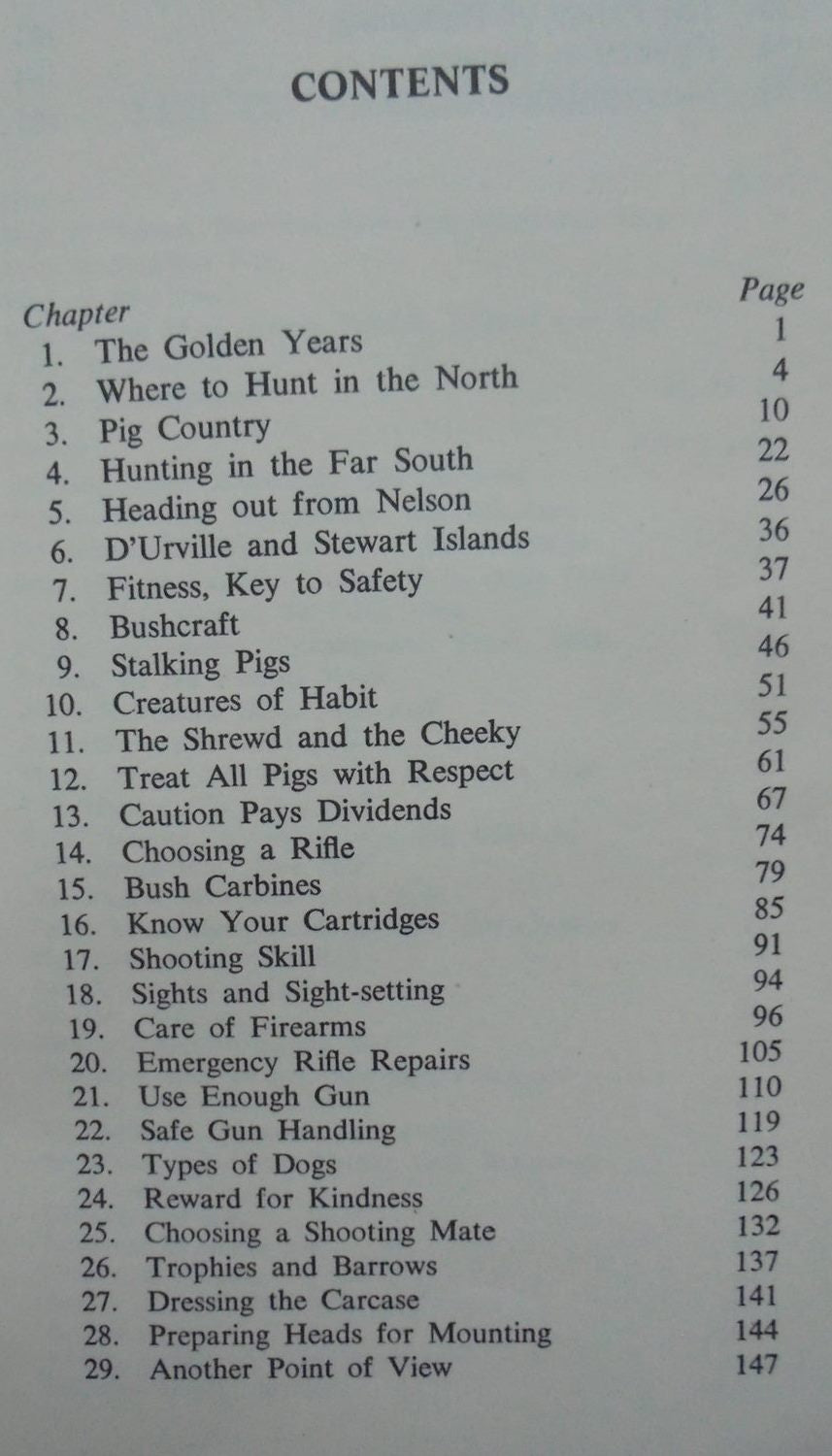 Pighunting in New Zealand. First Edition. By Ken Cuthbertson