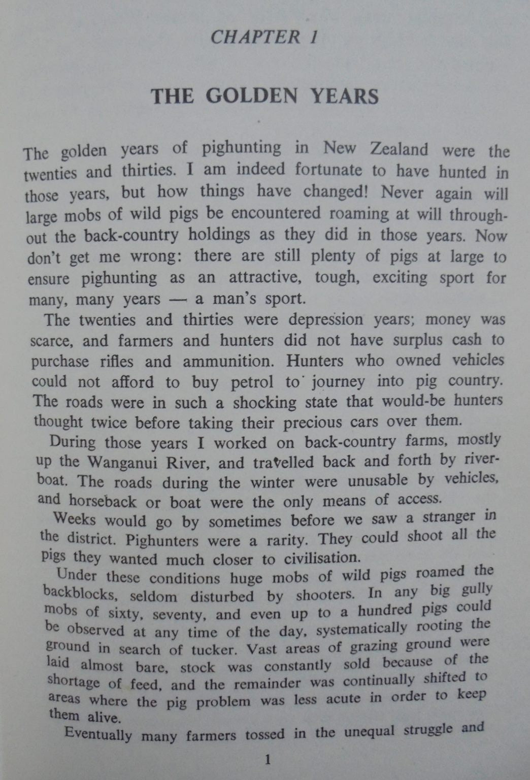 Pighunting in New Zealand. First Edition. By Ken Cuthbertson