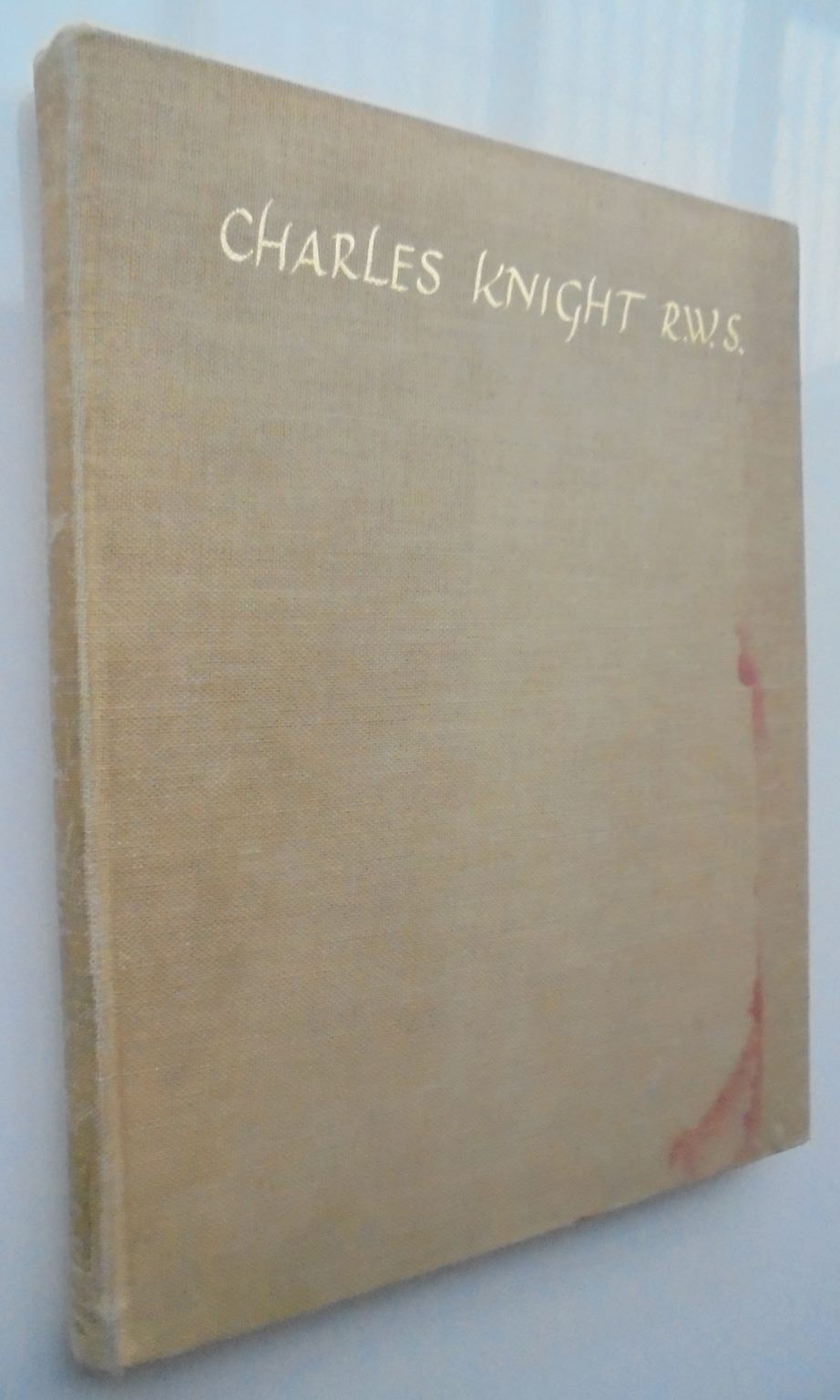 Charles Knight, R.W.S., R.O.I. by Michael Brockway. Publisher: F. Lewis.  Publishers Limited, 1952, First and numbered Limited Edition of only 350 copies.