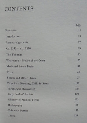 Medicines of the Maori From their Trees, Shrubs and other Plants, Together with Food from the Same Source. First Edition