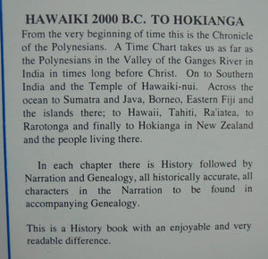 Hawaiki 2000 BC to Hokianga By Joan M. Leaf. SIGNED BY AUTHOR. VERY SCARCE.