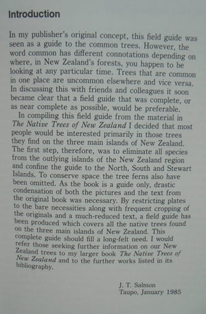 The Reed Field Guide to New Zealand Native Trees By J.T. Salmon