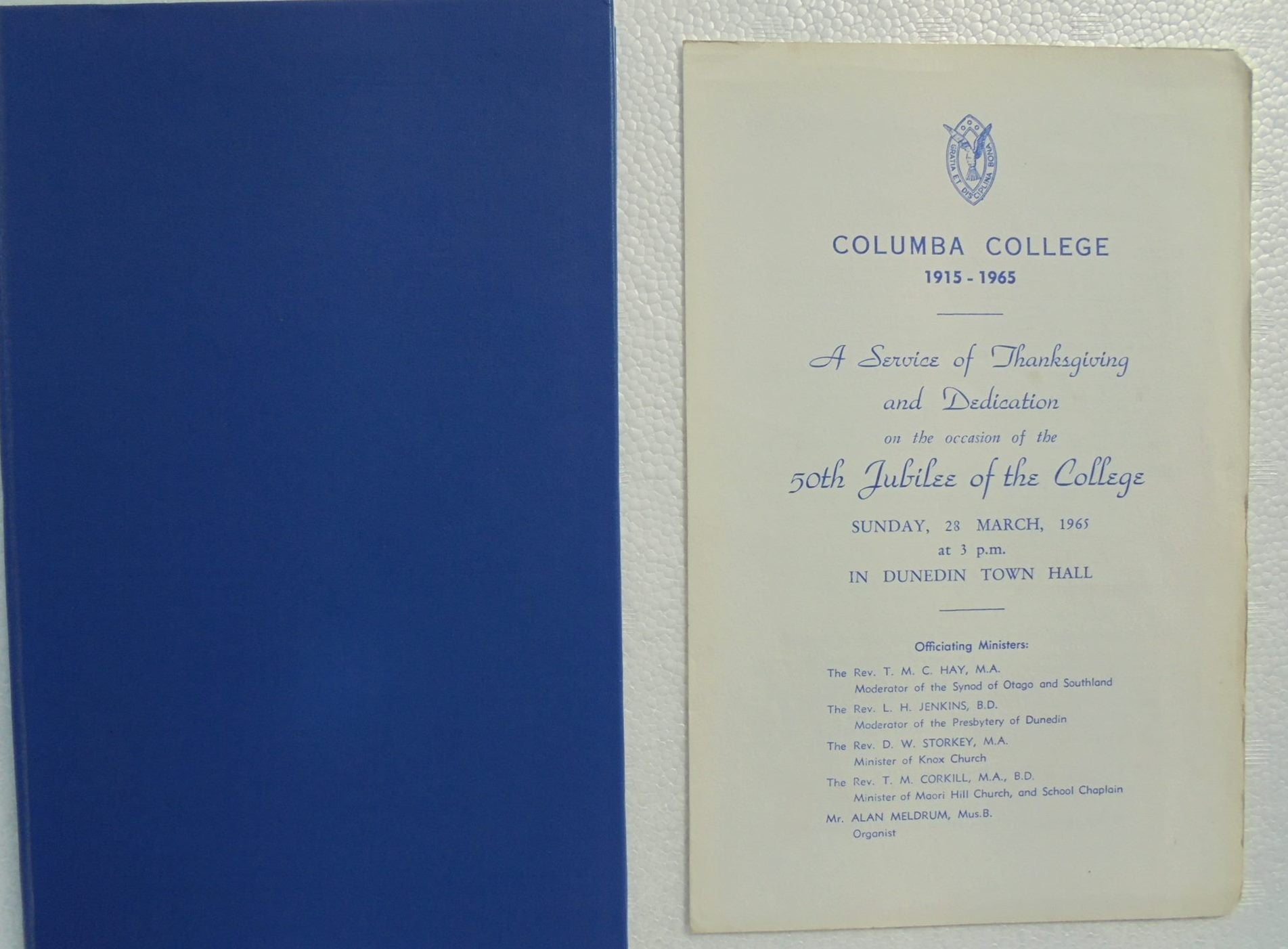 Columba College: The First Fifty Years 1915-1965 -SIGNED.