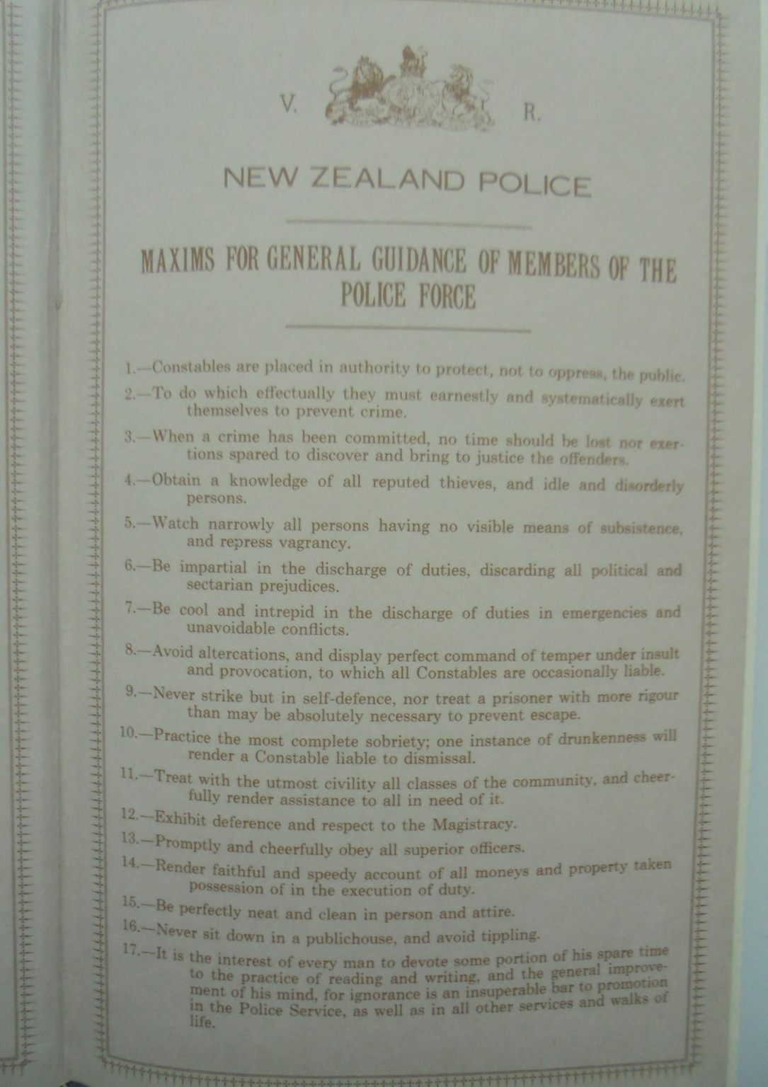 The History of Policing in New Zealand: Policing the Colonial Frontier 1767 - 1867. Vol 1 (Part 1 & 2).