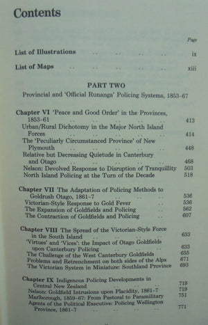 The History of Policing in New Zealand: Policing the Colonial Frontier 1767 - 1867. Vol 1 (Part 1 & 2).