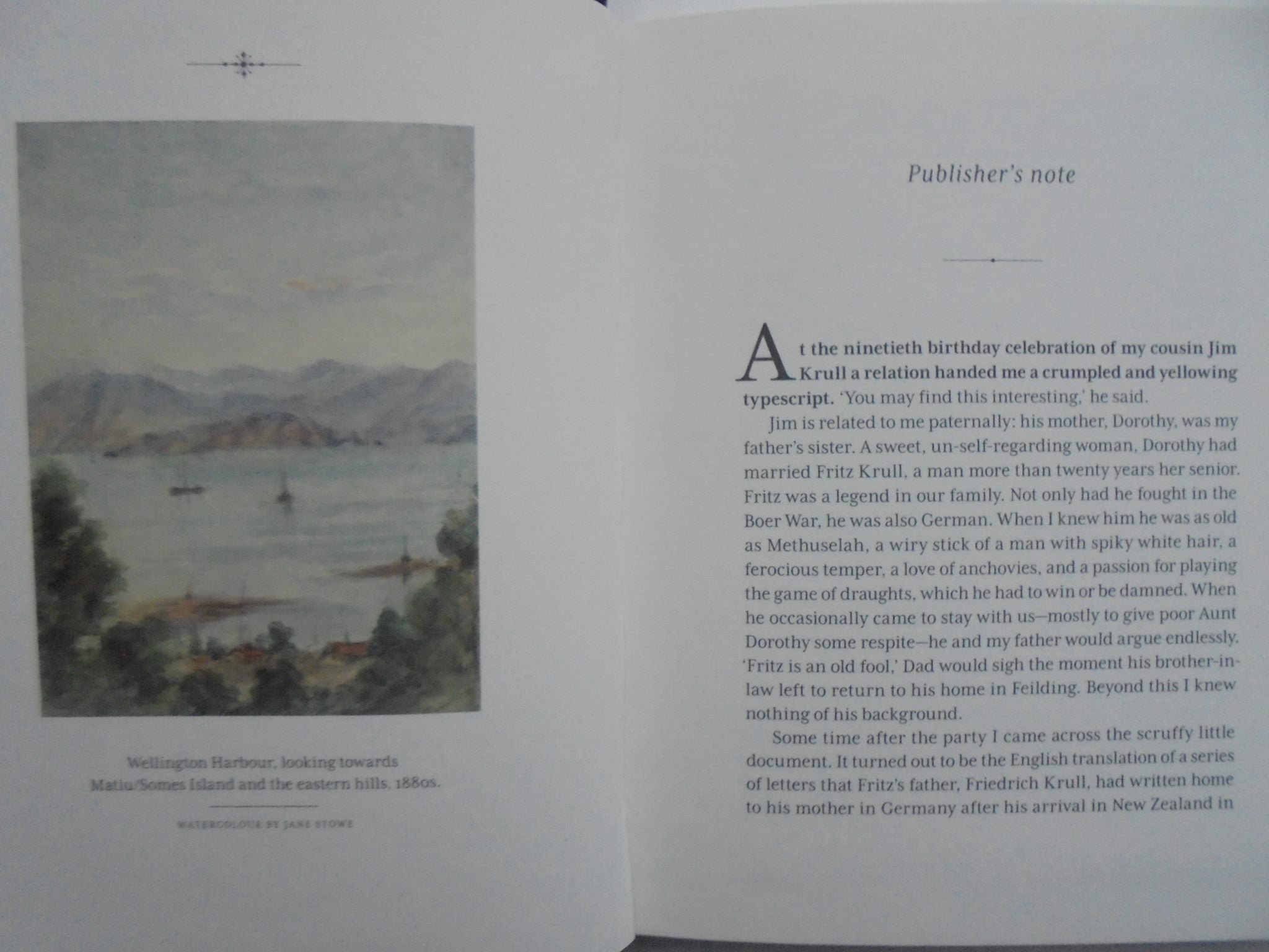 An Indescribable Beauty Letters Home to Germany from Wellington, New Zealand, 1859 & 1862 By Friedrich August Krull, Mary Varnham (Edited by)