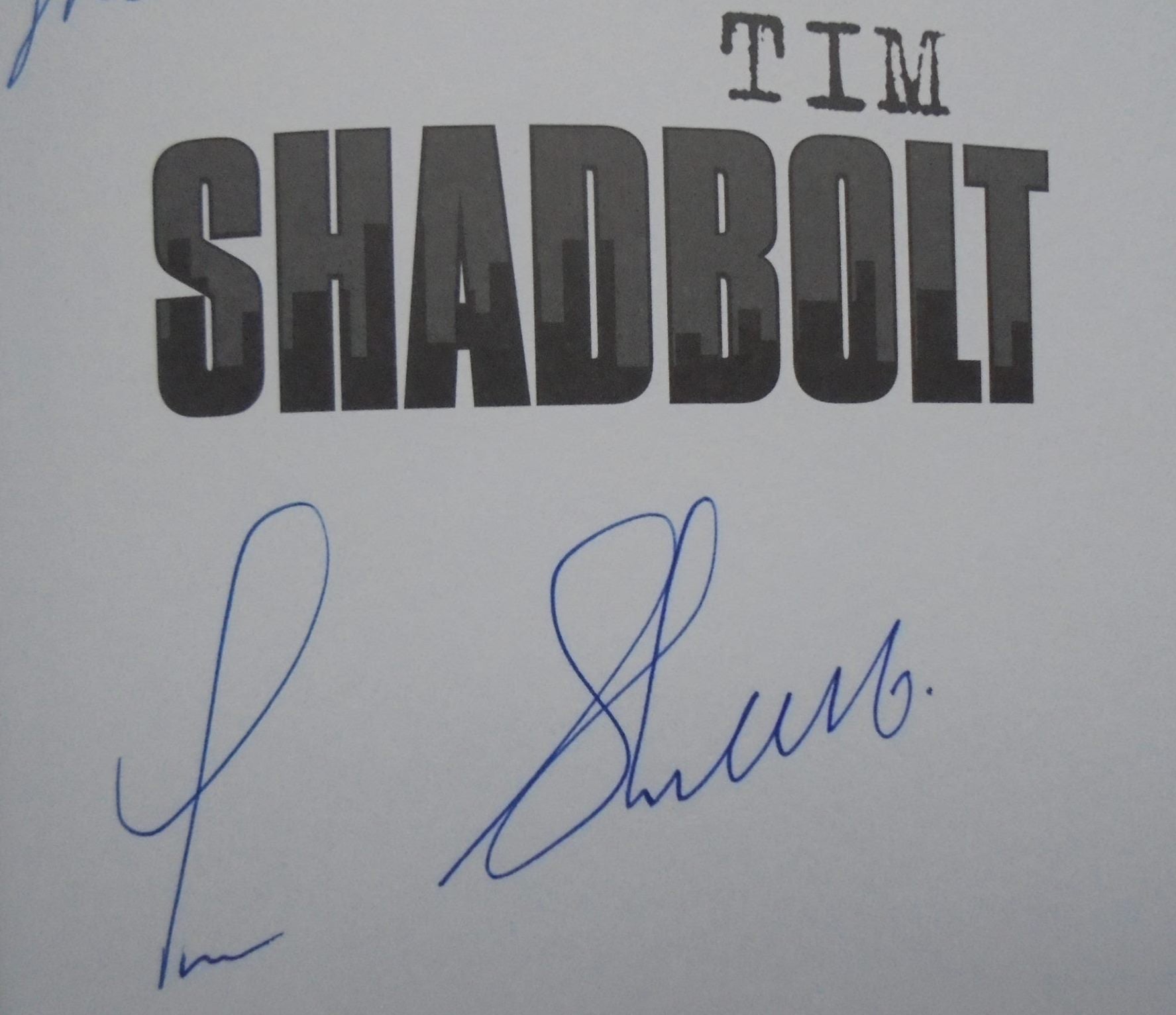 Tim Shadbolt: a Mayor of Two Cities SIGNED by Tim Shadbolt