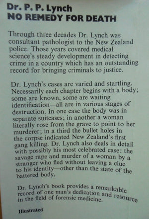 No Remedy for Death: The memoirs of a pathologist by Lynch, Philip Patrick