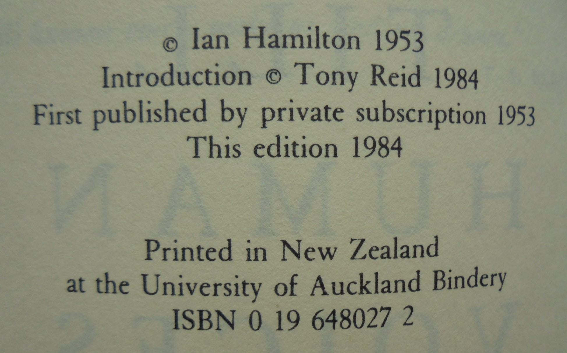 Ian Hamilton: Writing Down the Voices