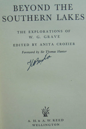 Beyond the Southern Lakes: The Explorations of W. G. Grave. 1st ed (1950)