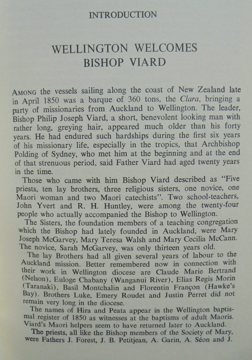 Philip Viard. Bishop of Wellington. By Lillian G. Keys