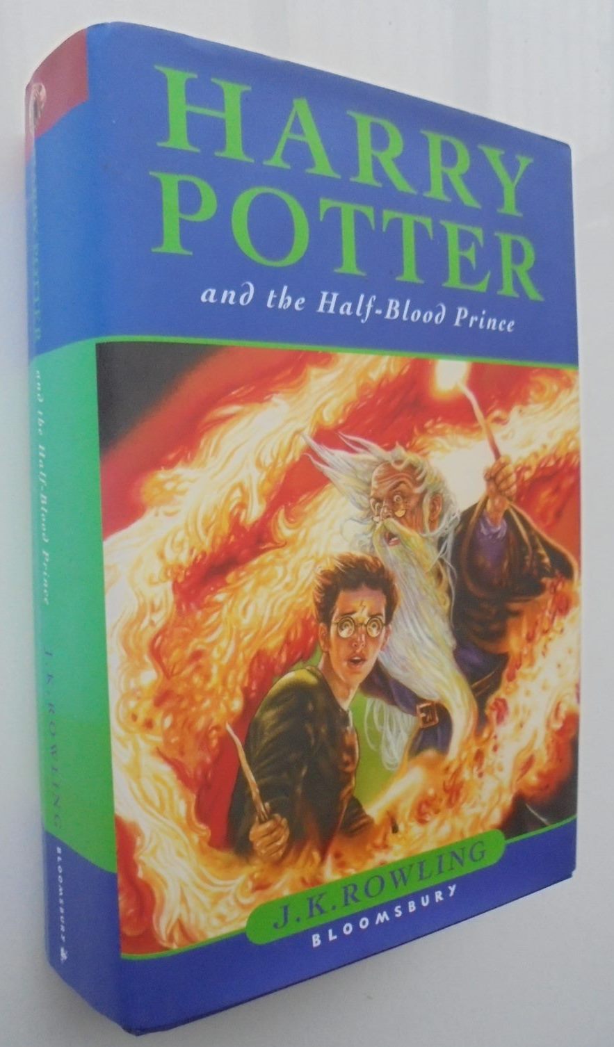 Harry Potter and the Half-Blood Prince by J K ROWLING.