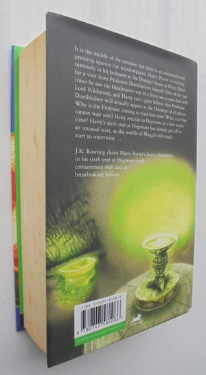 Harry Potter and the Half-Blood Prince by J K ROWLING.