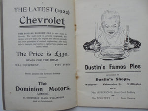 The Journal and Official Year Book of the Early Settlers and Historical Association of Wellington. Vol. 2, No. 4. May 1923.