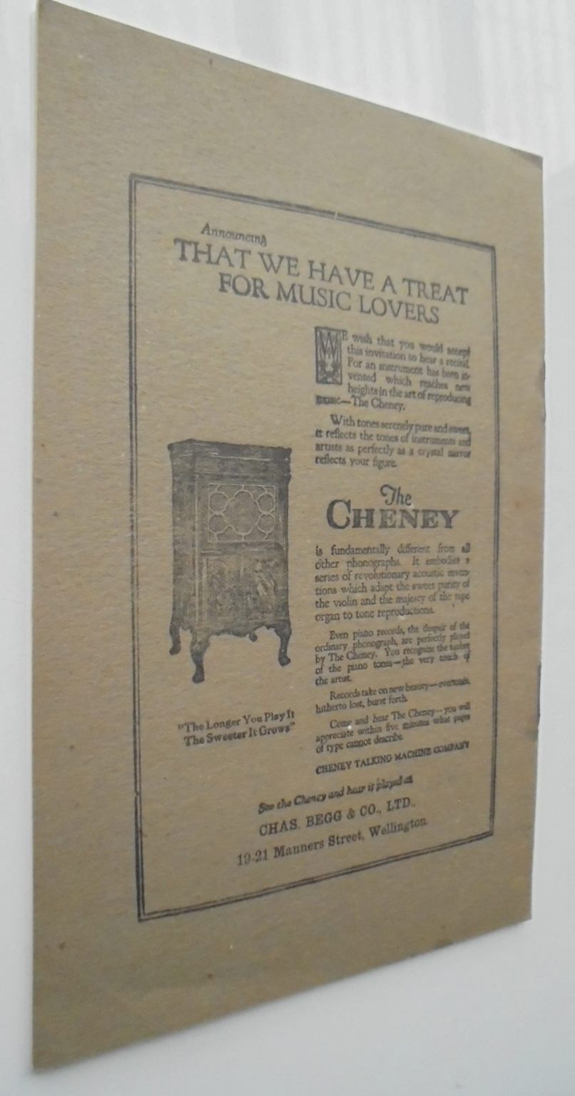 The Journal and Official Year Book of the Early Settlers and Historical Association of Wellington. Vol. 2, No. 4. May 1923.