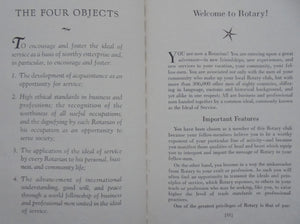 Adventure In Service: The Story of Rotary- its origin, growth, and Influence. 1947 SIGNED.