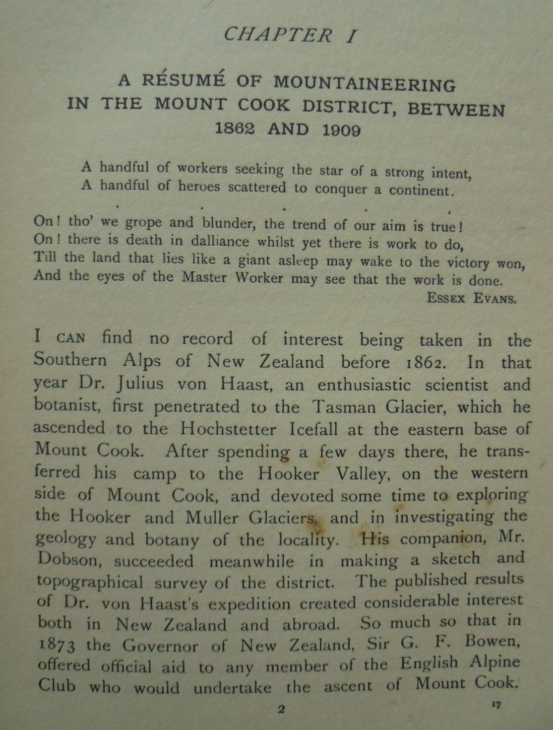 The Conquest of Mount Cook and Other Climbs. An Account of Four Seasons' Mountaineering on the Southern Alps of New Zealand. FIRST EDITION