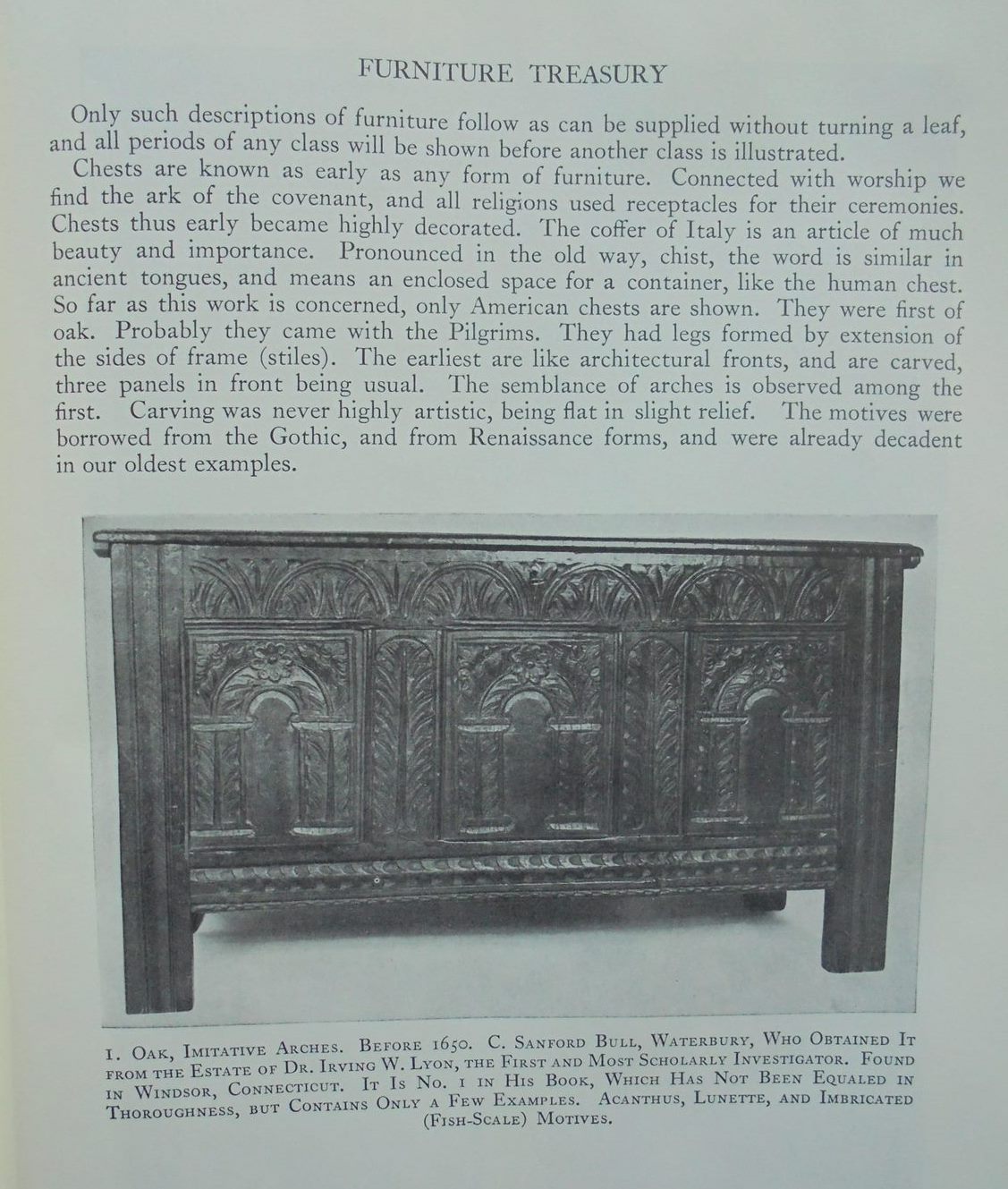 Furniture Treasury: Two Volumes in One, Unabriged with 5000 Illustrations