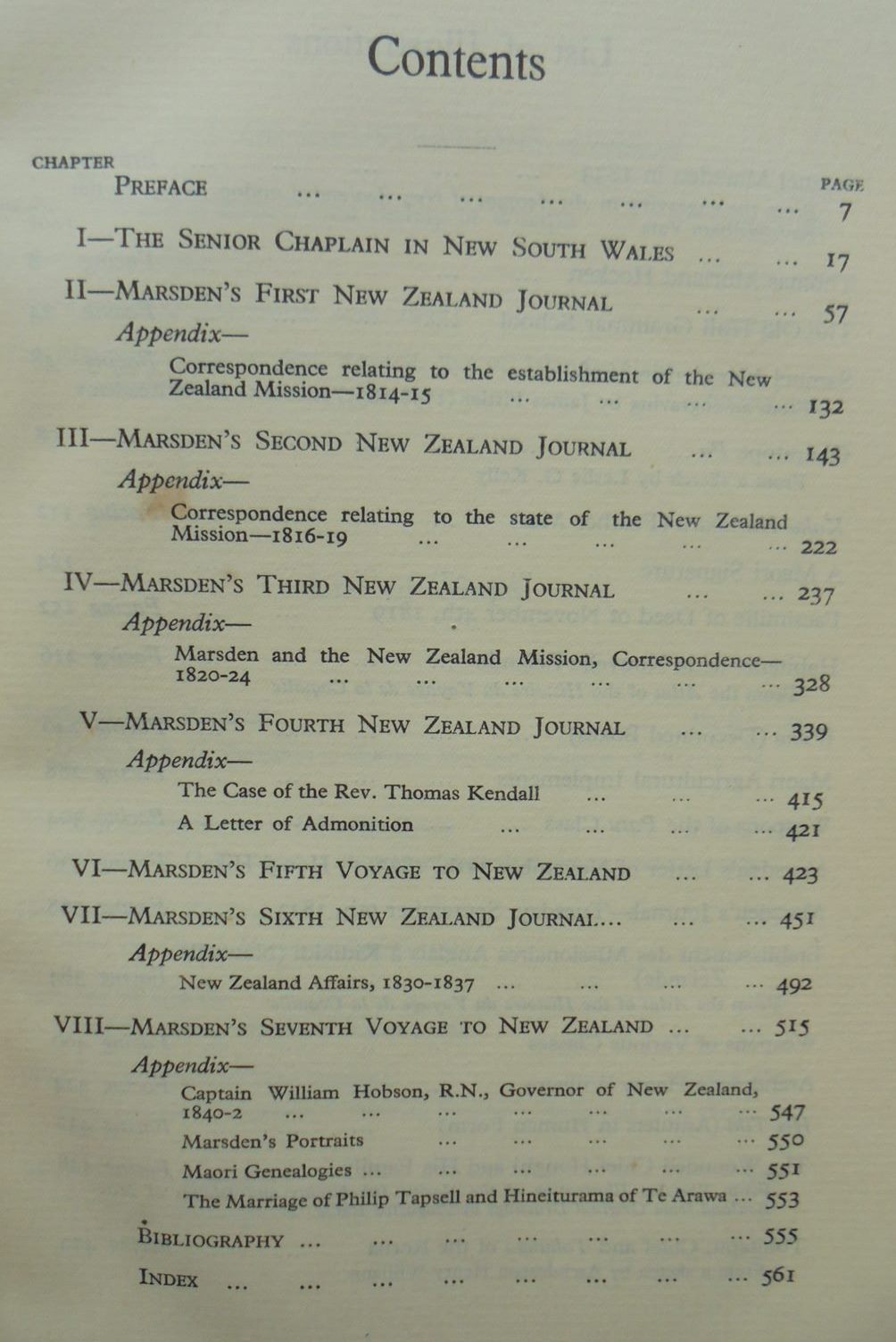 The Letters and Journals of Samuel Marsden 1765-1838 by J R Elder (ED). SIGNED BY EDITOR.