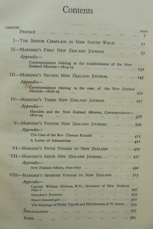 The Letters and Journals of Samuel Marsden 1765-1838 by J R Elder (ED). SIGNED BY EDITOR.