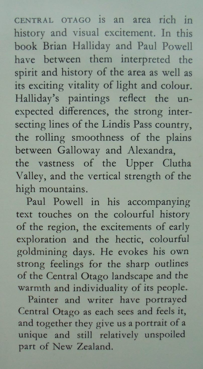 Central Otago paintings, by Halliday, Brian