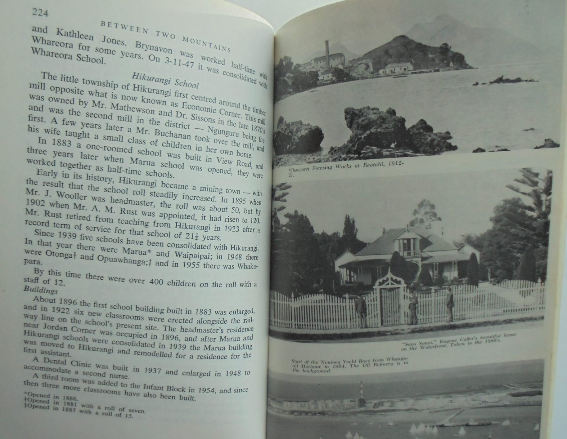 Between Two Mountains: A History of Whangarei By Florence Keene.