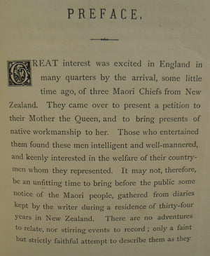 Our Maoris By Lady Martin. (1888). VERY SCARCE.