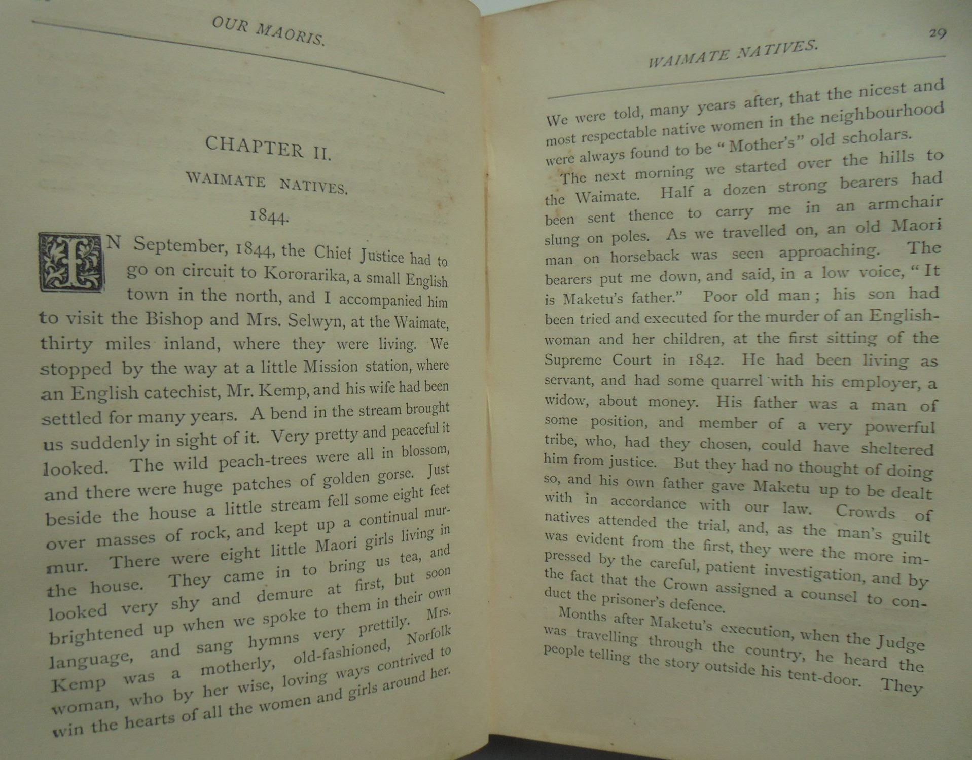 Our Maoris By Lady Martin. (1888). VERY SCARCE.