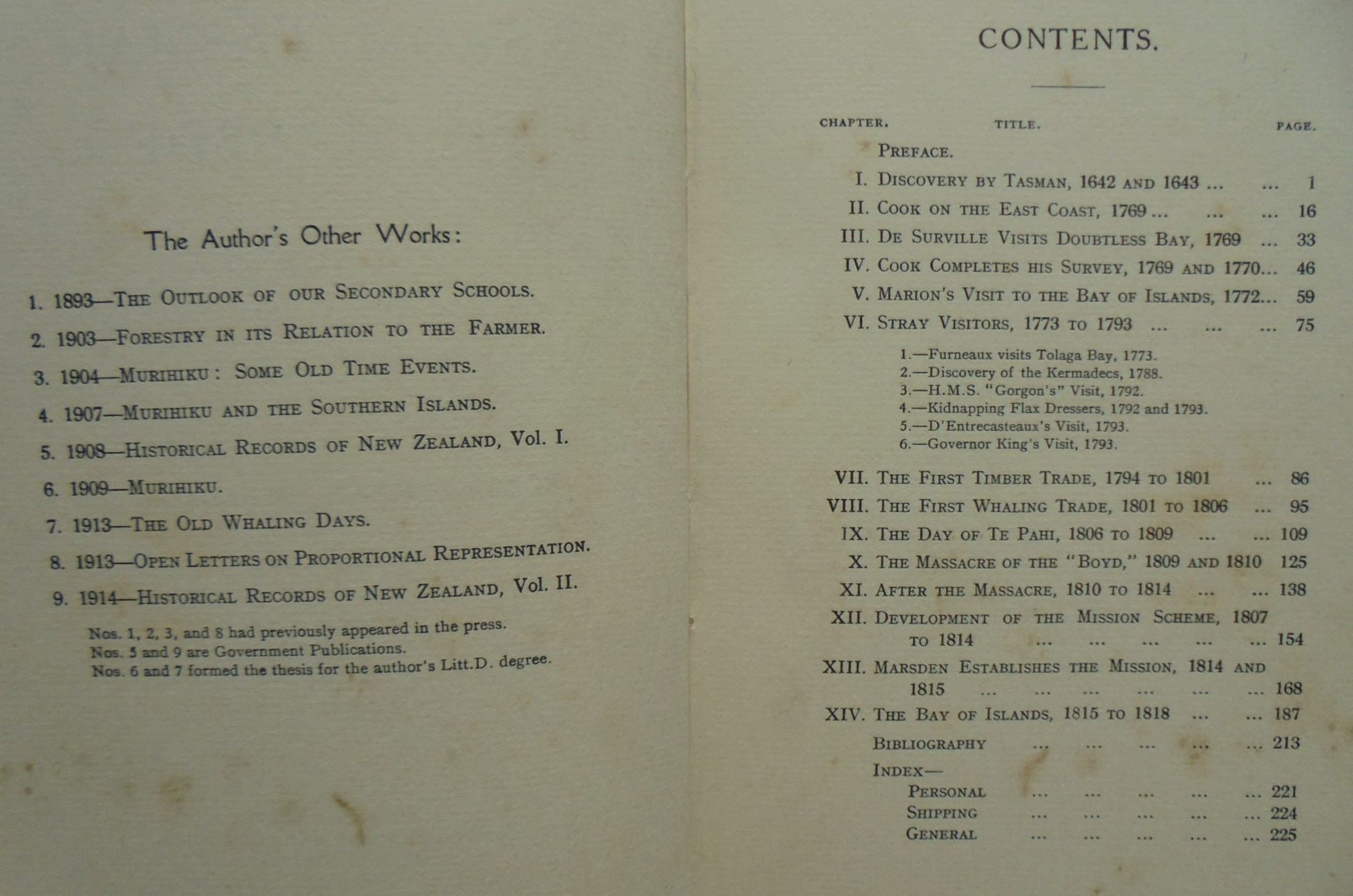 From Tasman To Marsden. A History of Northern New Zealand From 1642 To 1818 by Robert McNab.