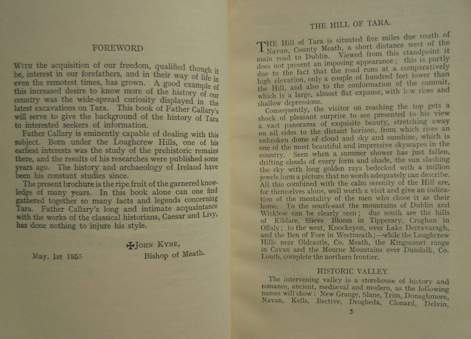 The Hill Of Tara. Ancient Irish History. by Robert R. Callary.