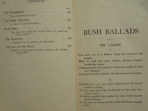 Bush Ballads (circa 1930). By Guy Eden