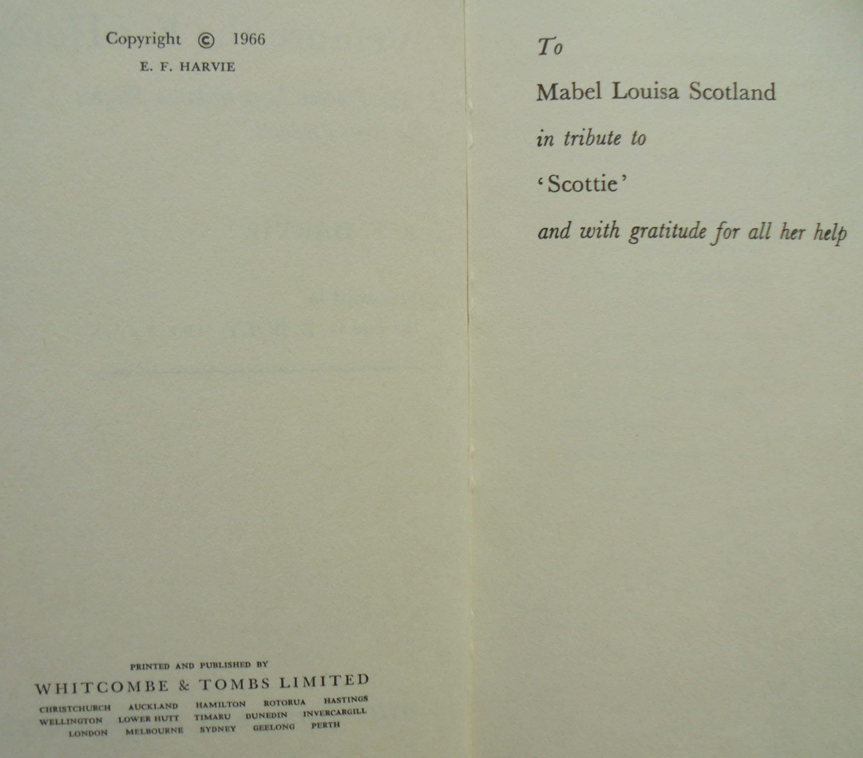 Venture the Far Horizon. Epic Flights by NZ pilots. By Harvie E F. (1966) 1st ed