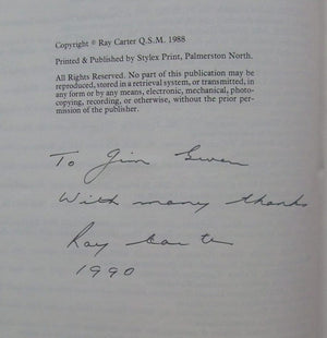 Beyond the Call of Duty By Ray Carter (Palmerston North Police) SIGNED.