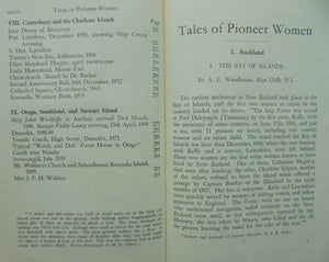 Tales of Pioneer Women. By A.E. (ed) WOODHOUSE. (1940) - Hardback