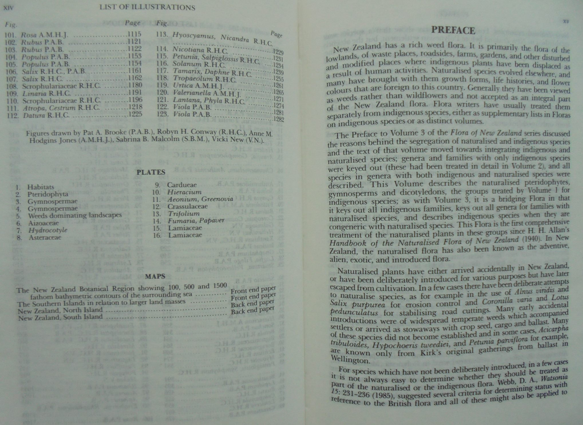 Flora of New Zealand Naturalised Dicots, Gymnosperms, Ferns and Fern Allies: Vol 4 By C.J. Webb; W. R. Sykes; P. J. Garnock-Jones.
