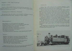 New Zealand Steam Engines. Nine Railway books.