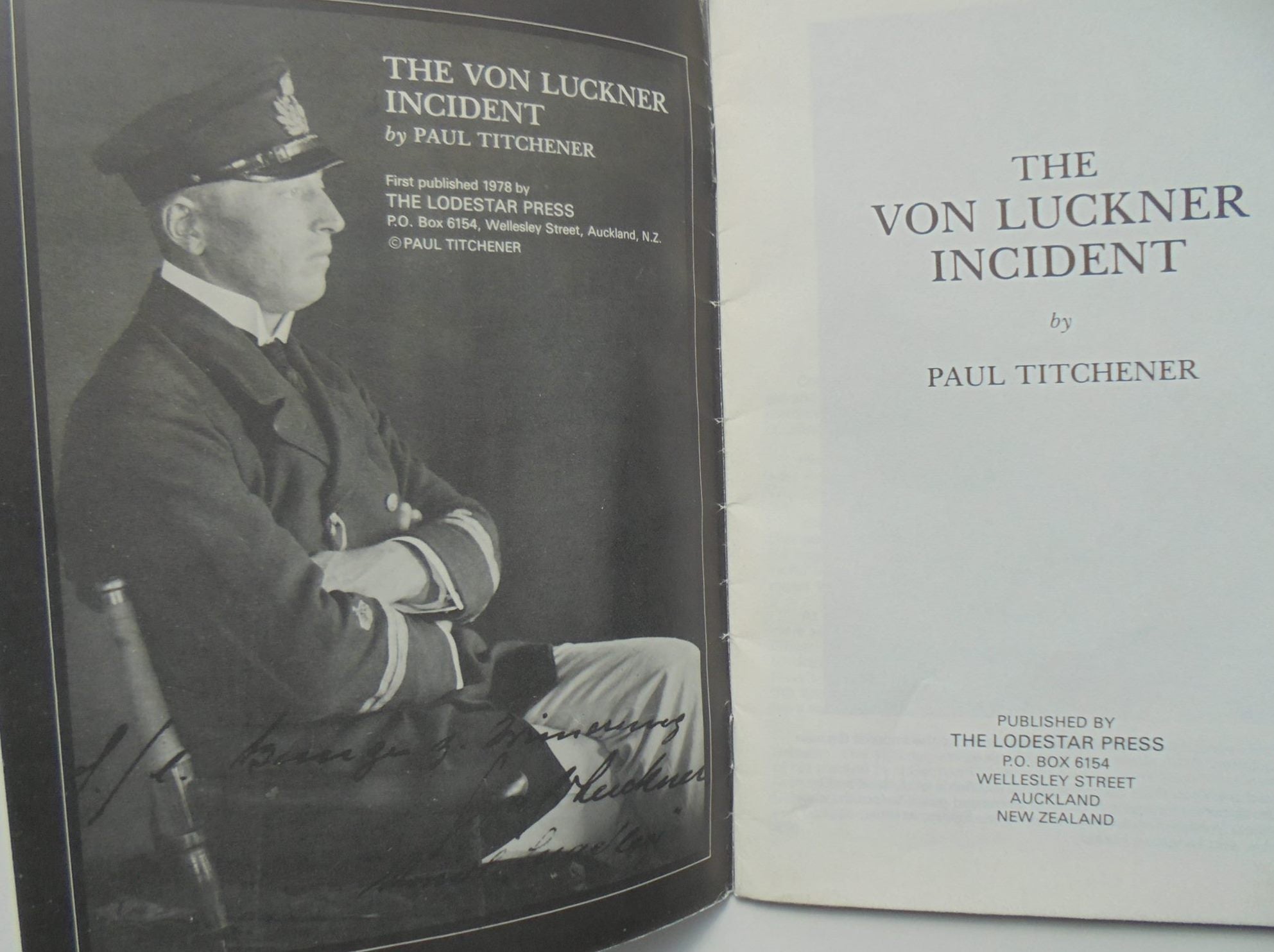 The Von Luckner Incident. By PAUL TITCHENER