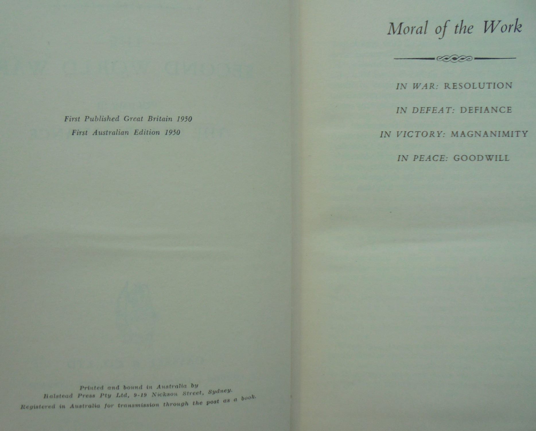 The Second World War Volume Three. The Grand Alliance by Winston S. Churchill.