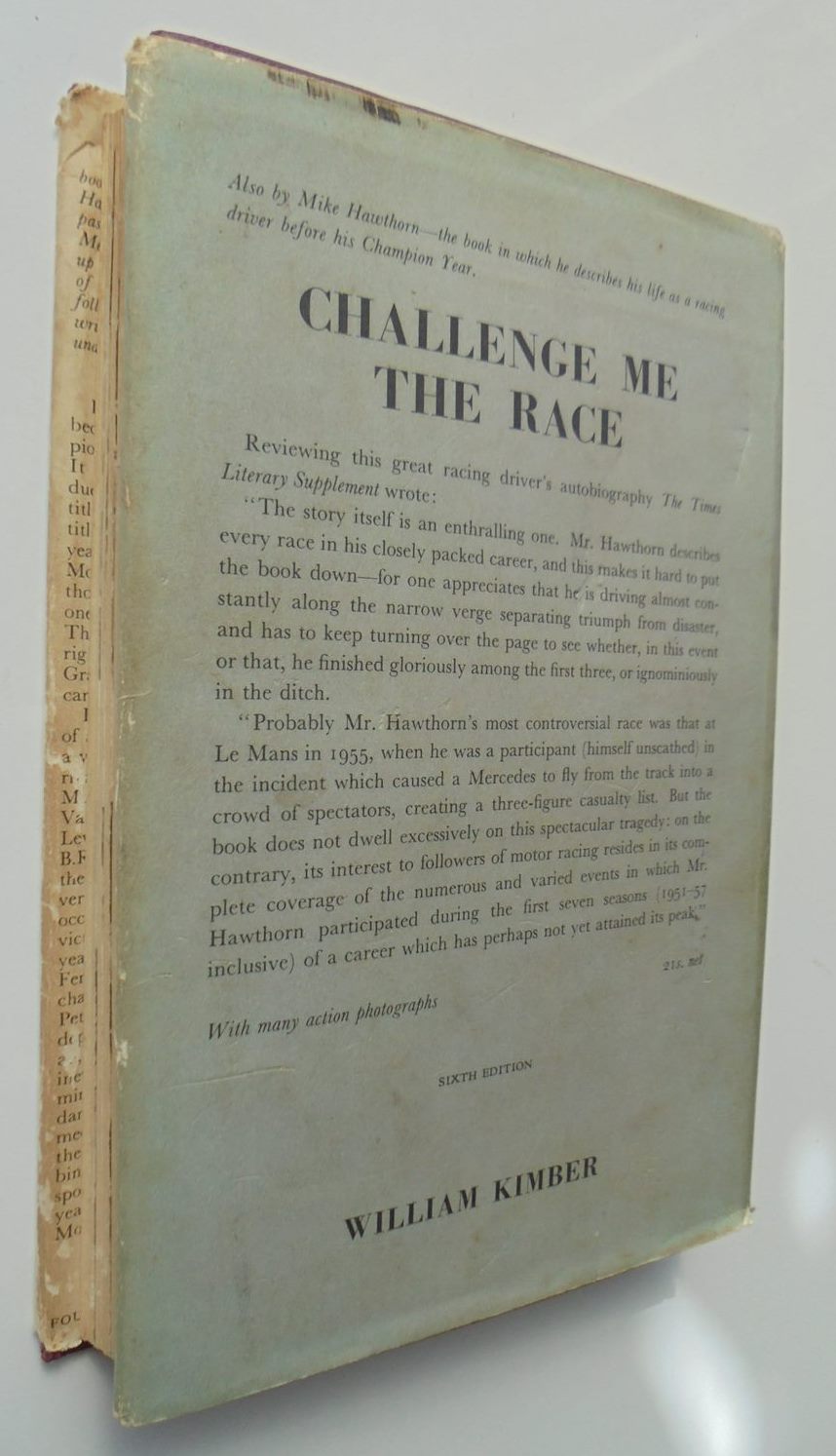 CHAMPION YEAR: My Battle for the Driver's World Title by Mike Hawthorn