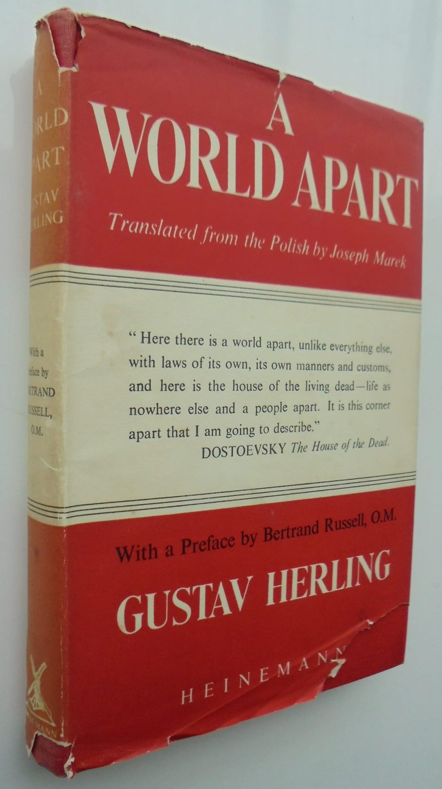 A World Apart. Journal of a Gulag Survivor. First Edition.