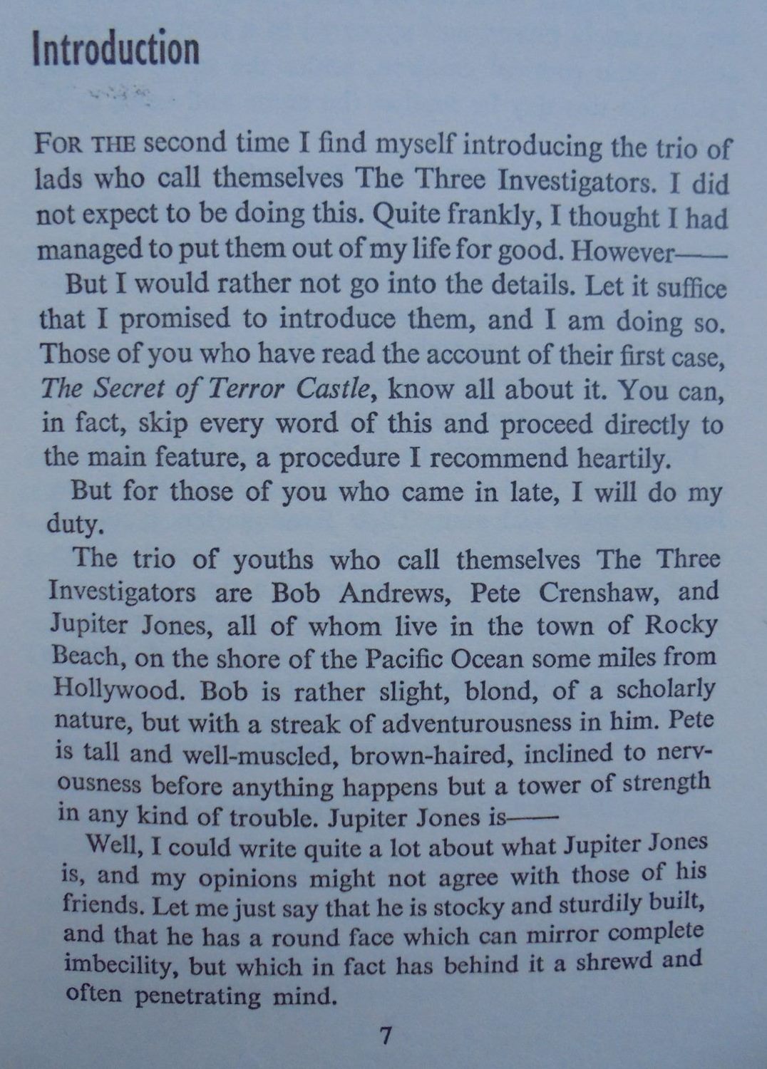 Alfred Hitchcock and The Three Investigators in The Mystery of the Stuttering Parrot by Robert Arthur, Illustrated by Roger Hall.