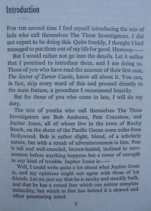 Alfred Hitchcock and The Three Investigators in The Mystery of the Stuttering Parrot by Robert Arthur, Illustrated by Roger Hall.