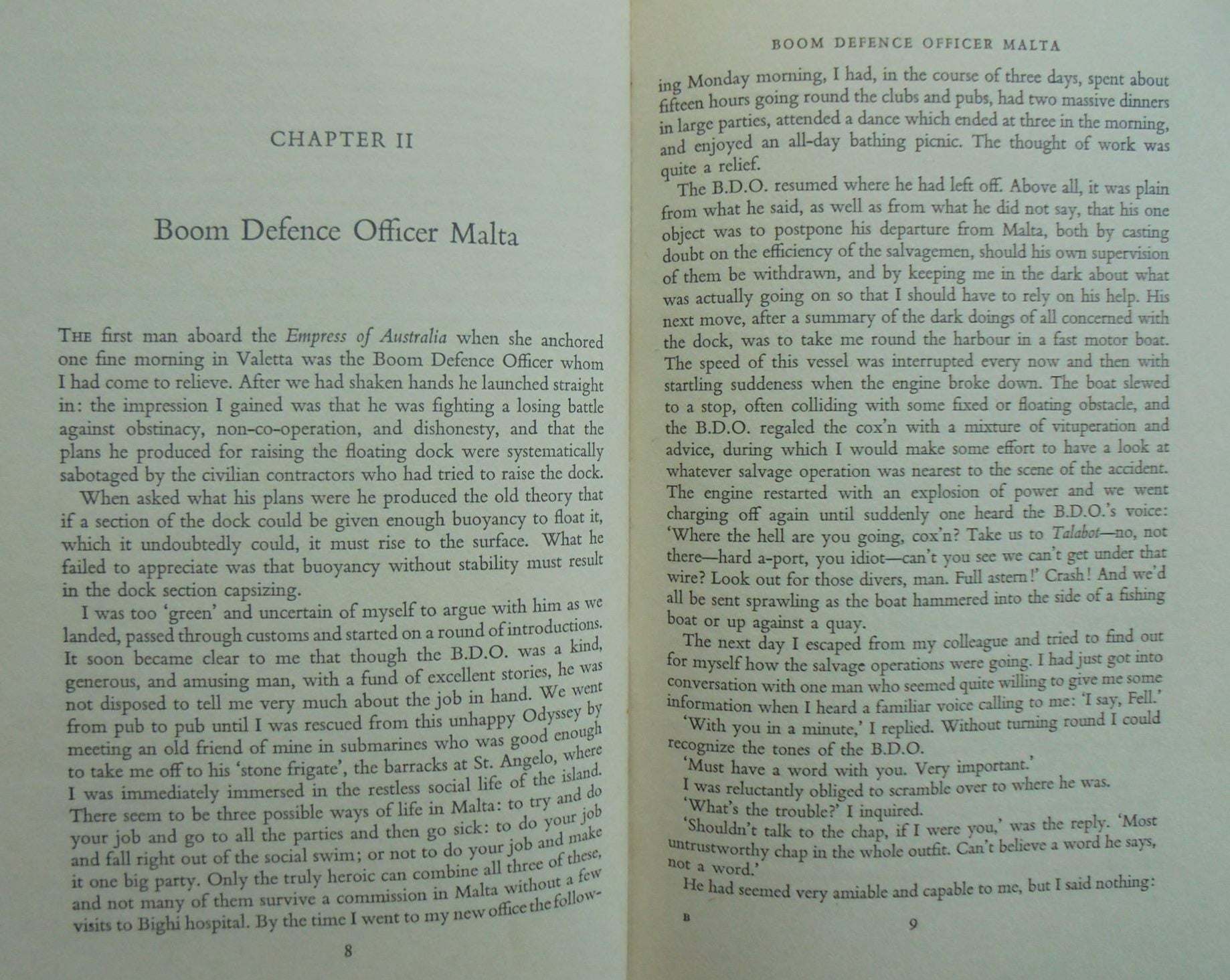 The Sea Surrenders. By Fell, Captain W.R. C.B.E., D.S.C., R.N. 1960 1st. Edition