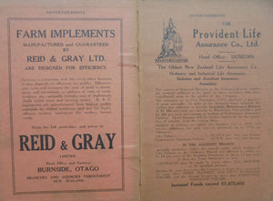 Two books. Every Place in New Zealand The New Zealand Index (1936). A Short history of NZ.