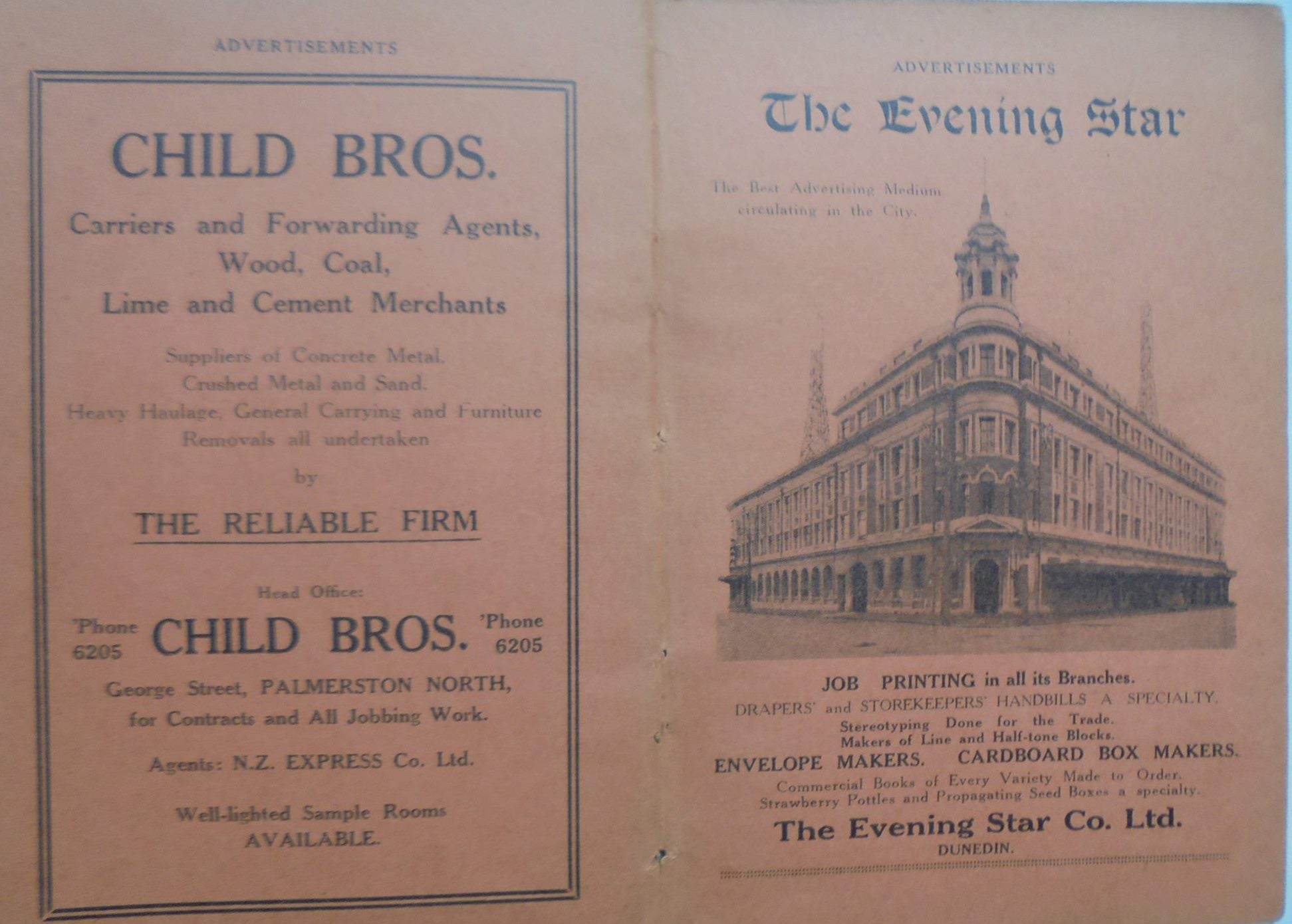 Two books. Every Place in New Zealand The New Zealand Index (1936). A Short history of NZ.