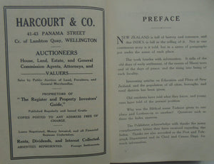 Two books. Every Place in New Zealand The New Zealand Index (1936). A Short history of NZ.