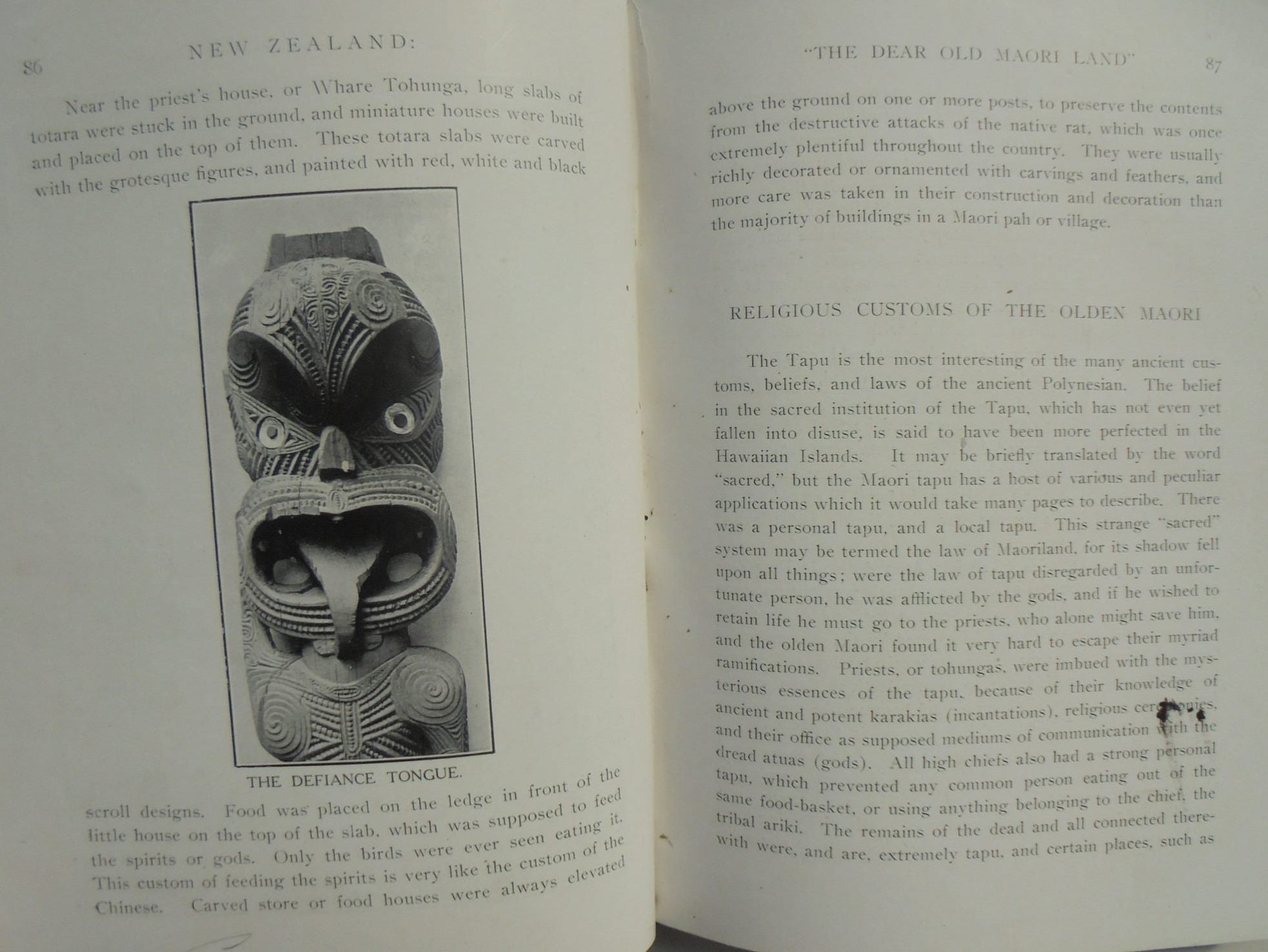 New Zealand The Dear Old Maori Land by "Gipsy" [F.B.L].