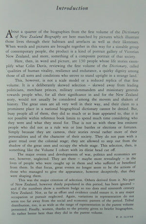 A people's history: Illustrated biographies from The dictionary of New Zealand biography, volume one, 1769-1869 By W.H. Oliver